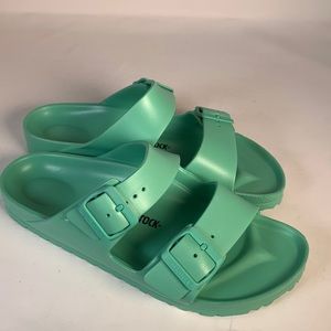 Birkenstock Arizona Eva Bold Jade Womens Sandals Sz.9